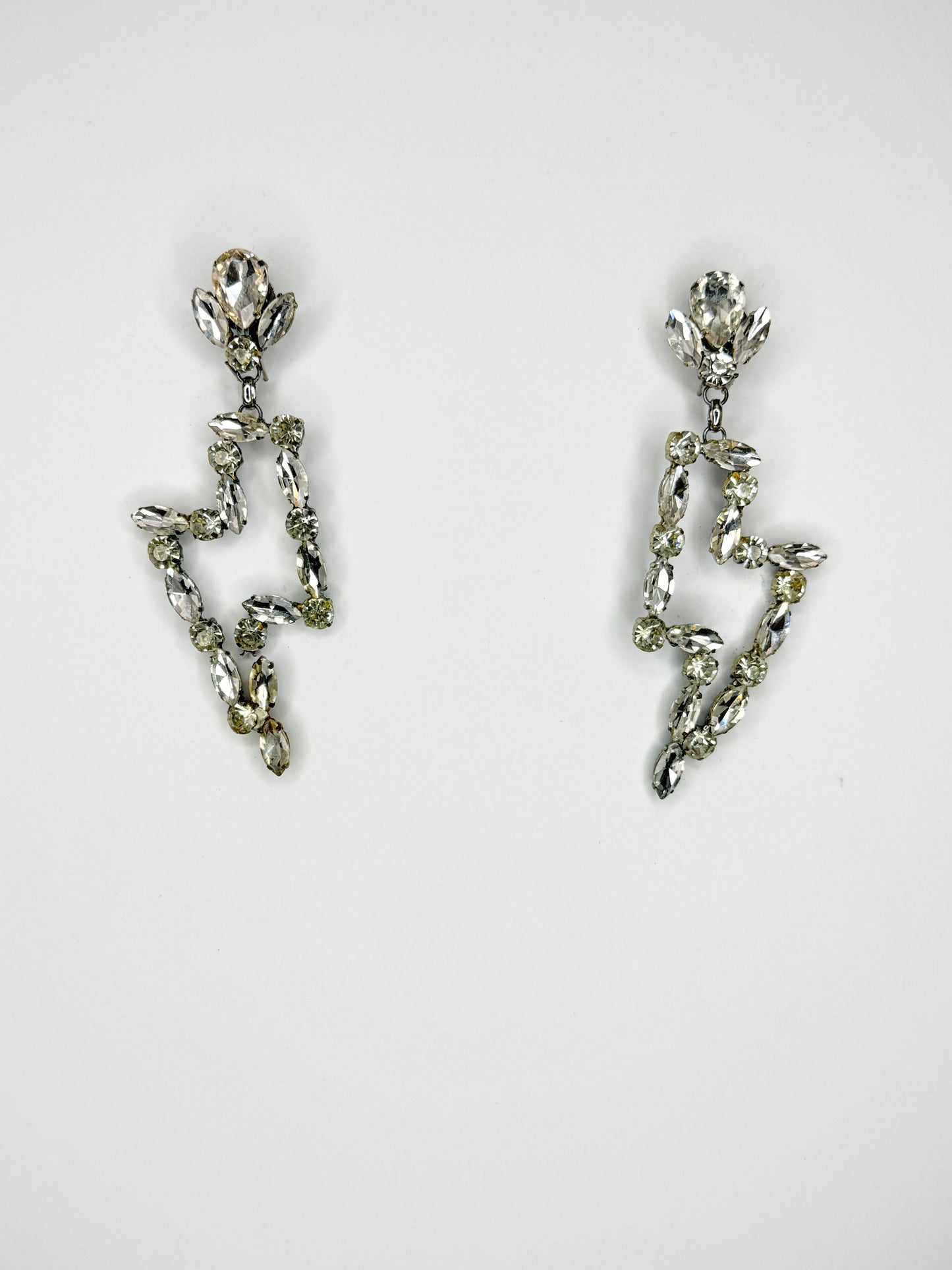 Clear Earrings - Medium Size