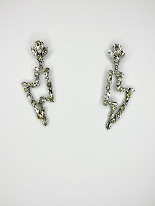Clear Earrings - Medium Size