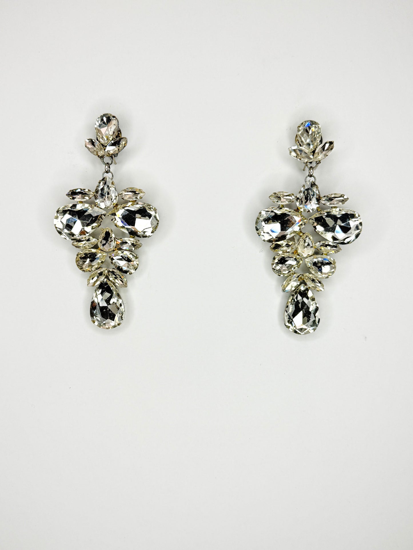 Clear Earrings - Medium Size