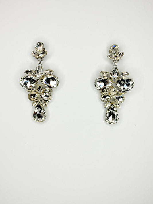 Clear Earrings - Medium Size