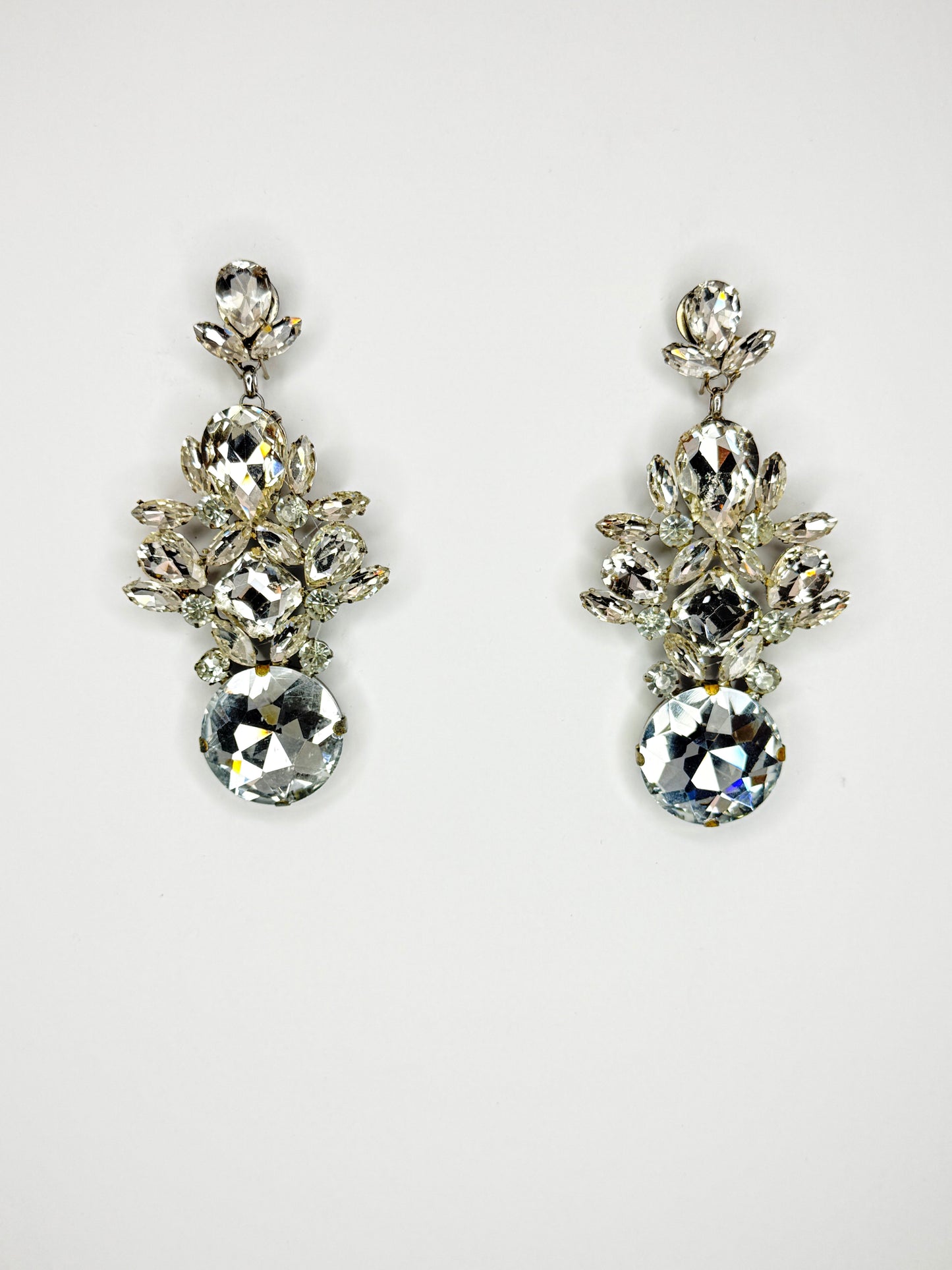 Clear Earrings - Medium Size