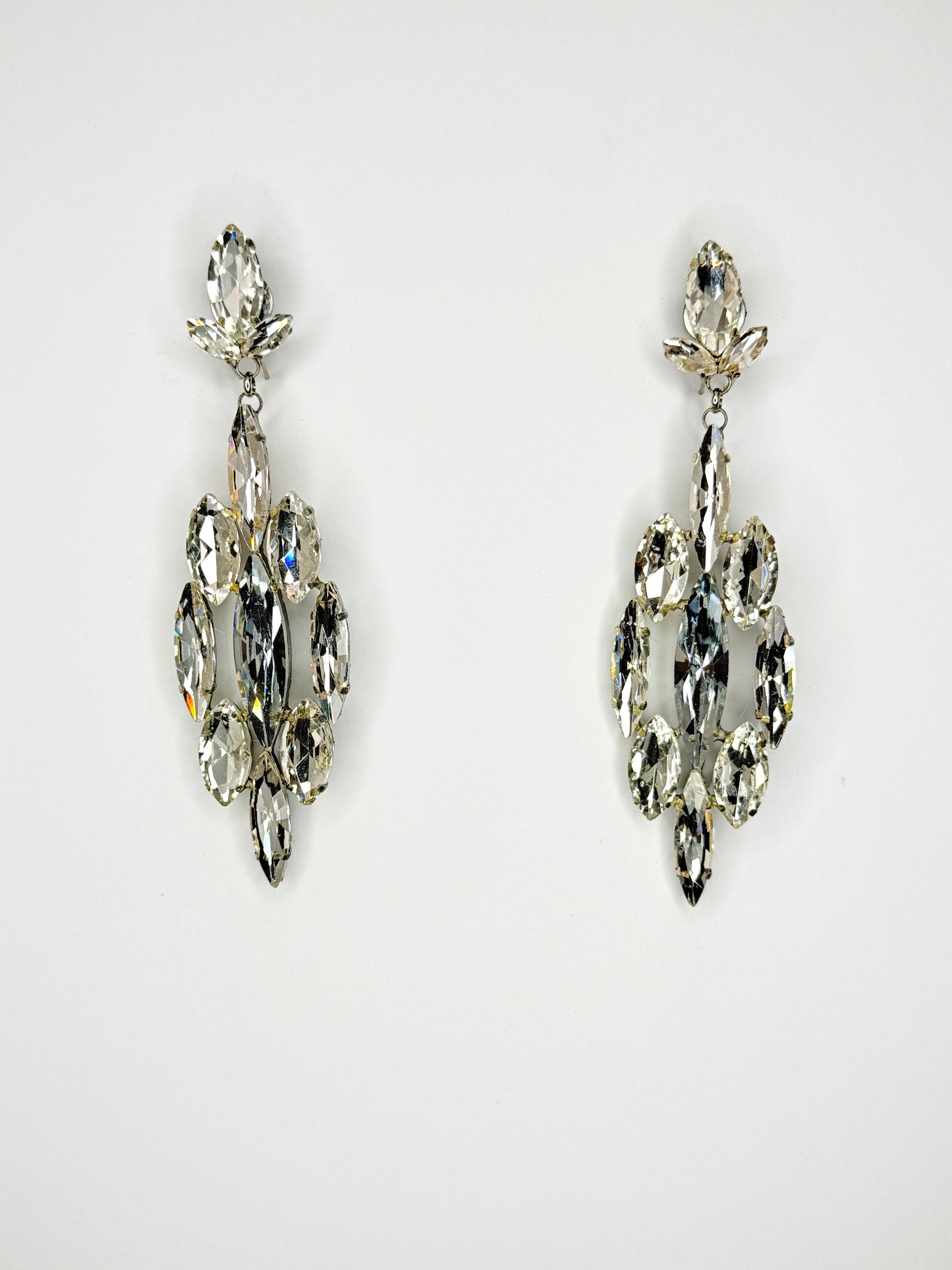 Clear Earrings - Large Size