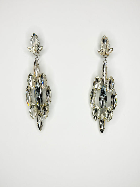 Clear Earrings - Large Size