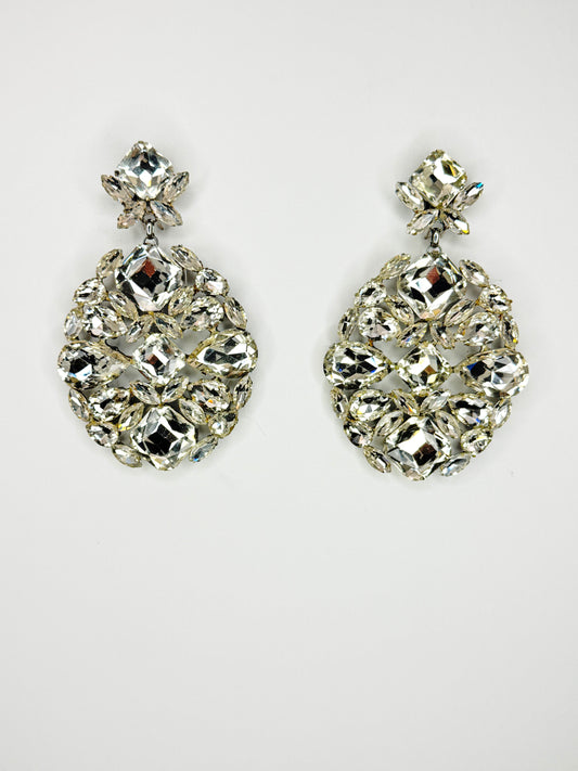 Clear Earrings - Large Size