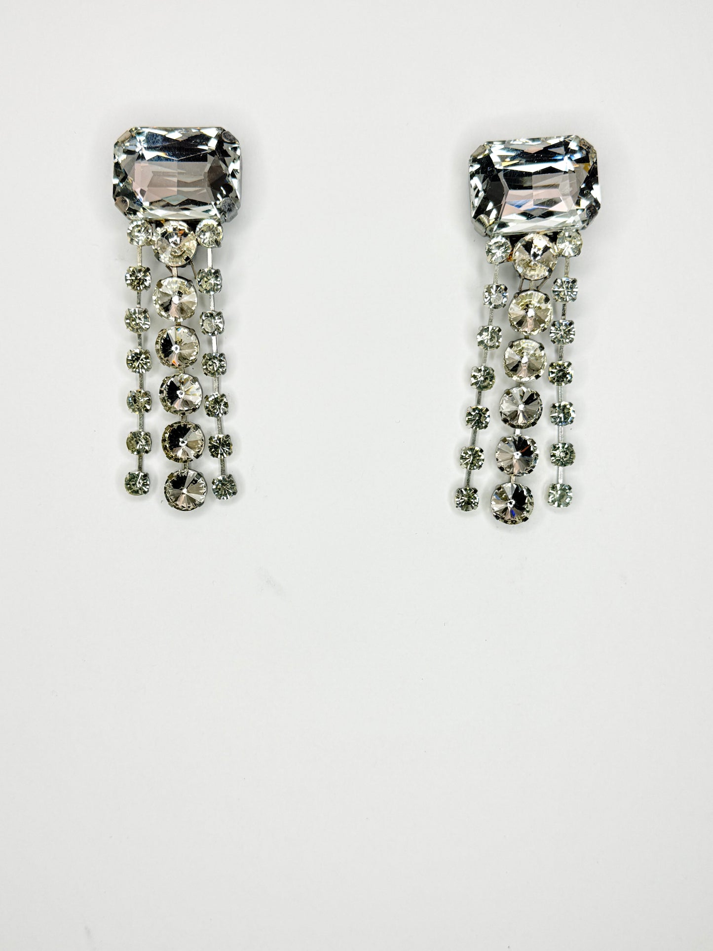 Clear Earrings - Medium Size