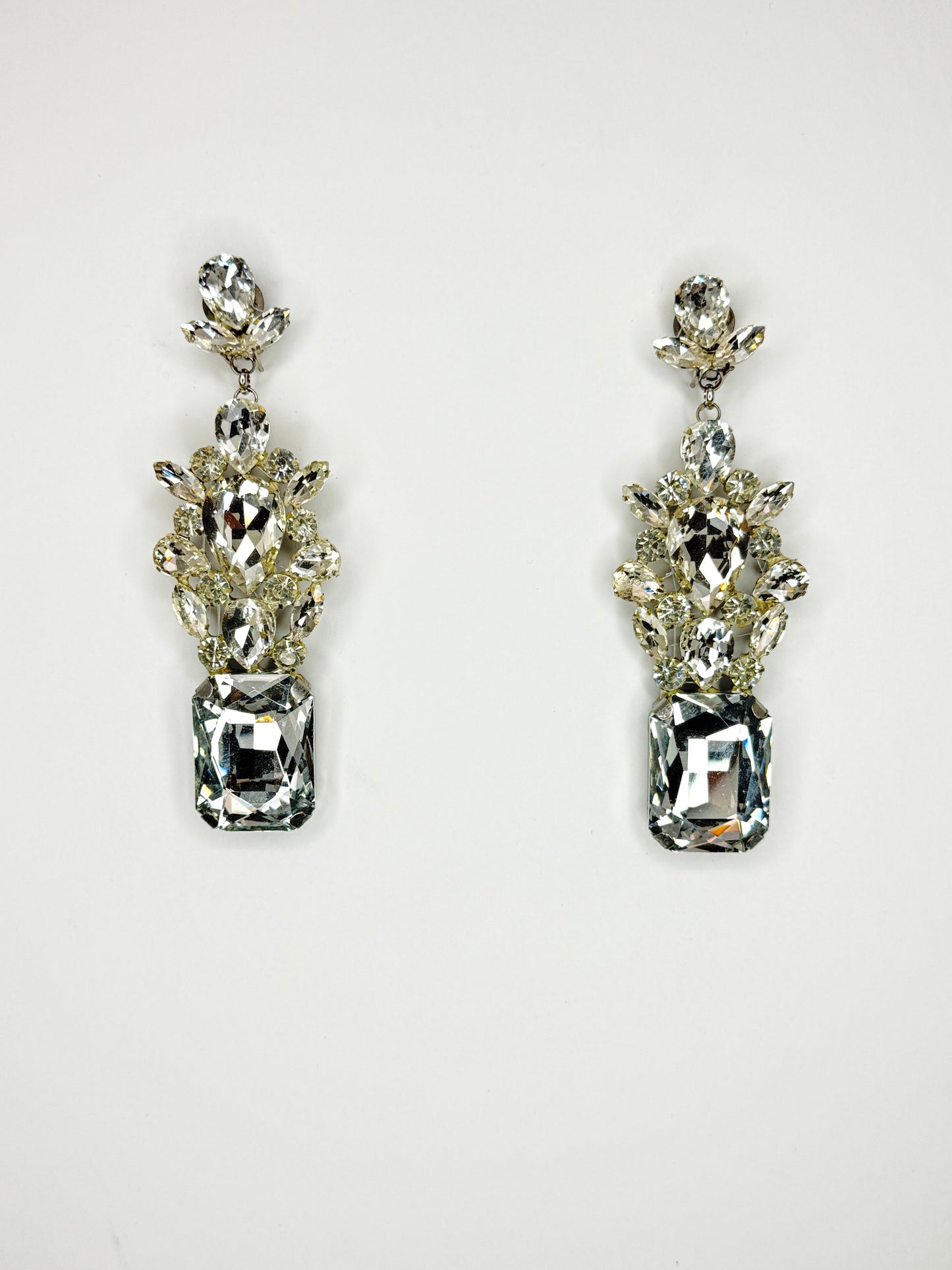 Clear Earrings - Large Size
