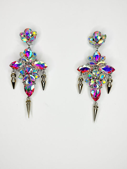 AB Spike Earrings - Medium Size