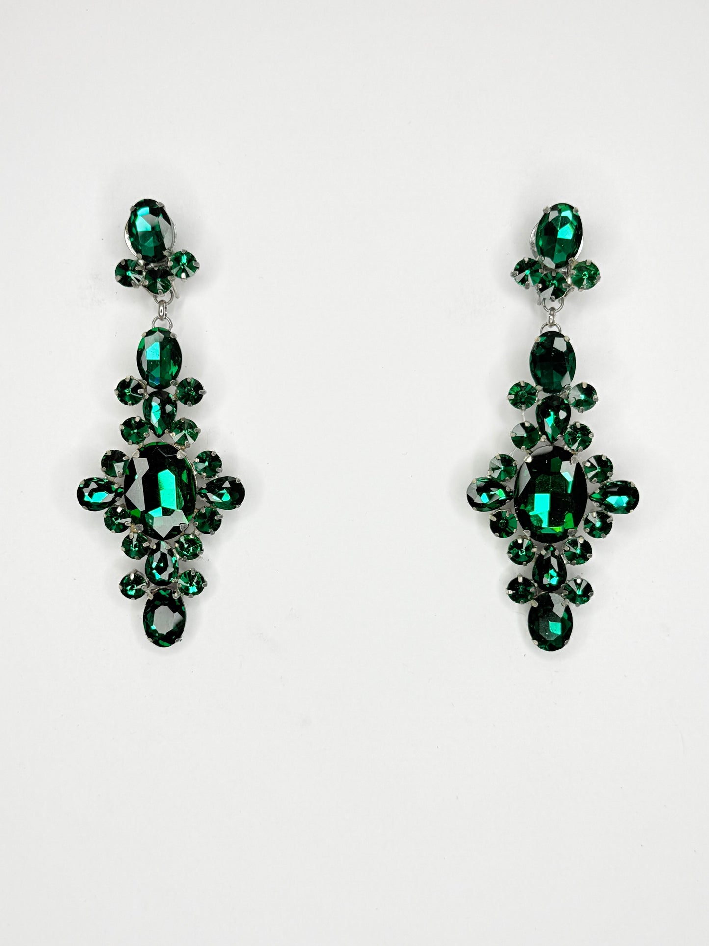 Green Zircon Earrings - Medium Size