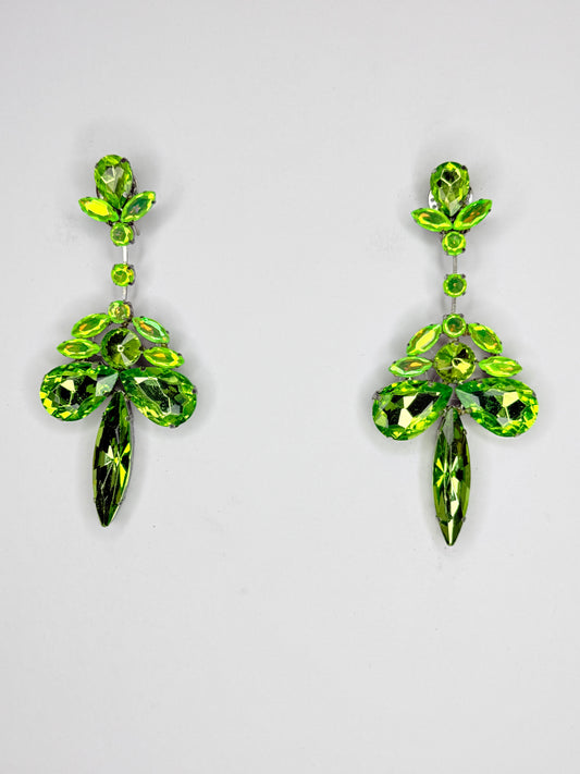 Lime Green & Acid Earrings - Medium Size