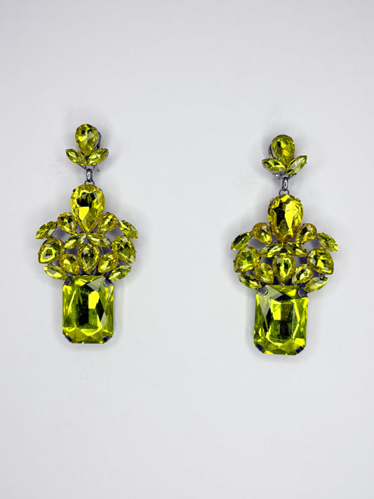 Yellow Earrings - Large Size