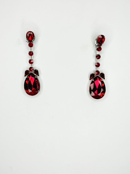 Red Earrings - Medium Size