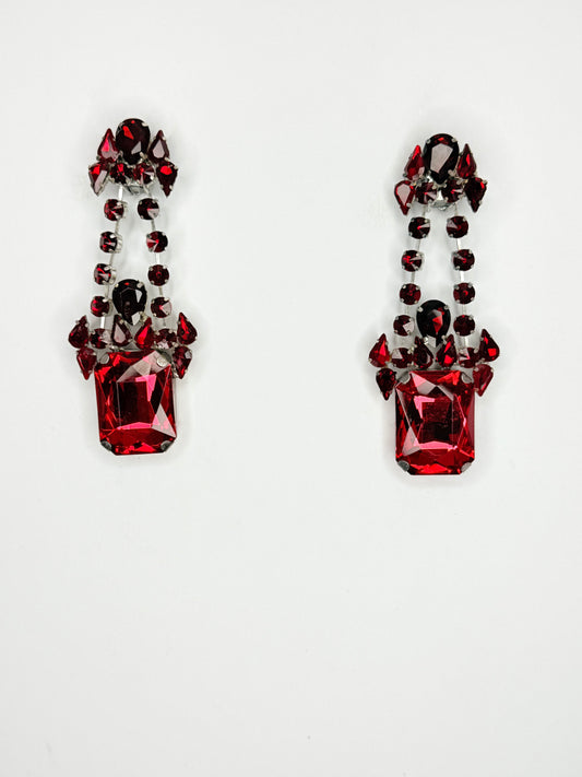 Red Earrings - Medium Size