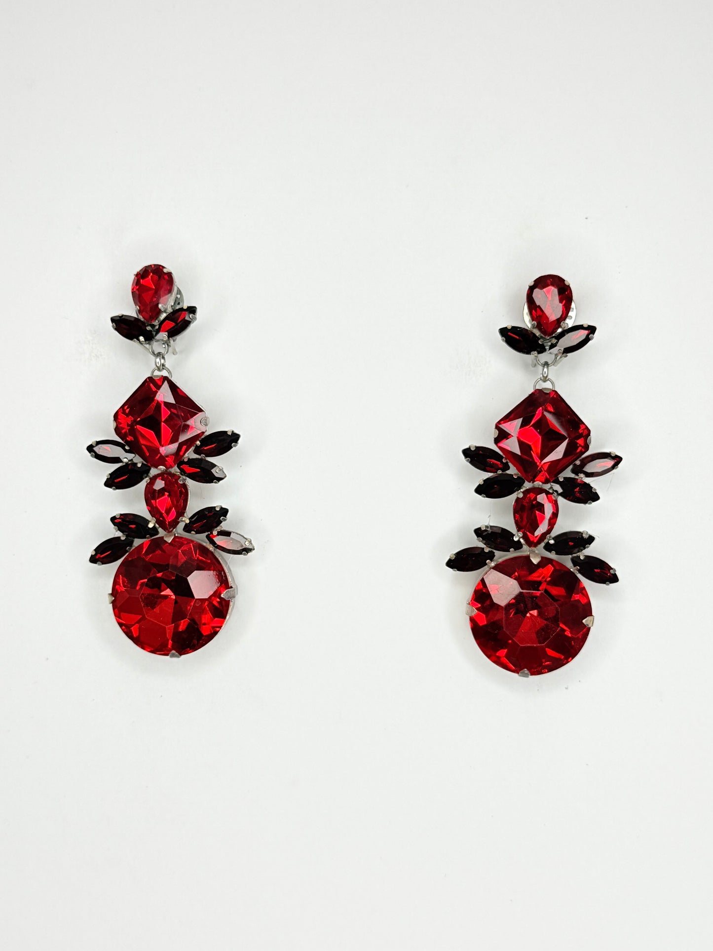 Red Earrings - Medium Size