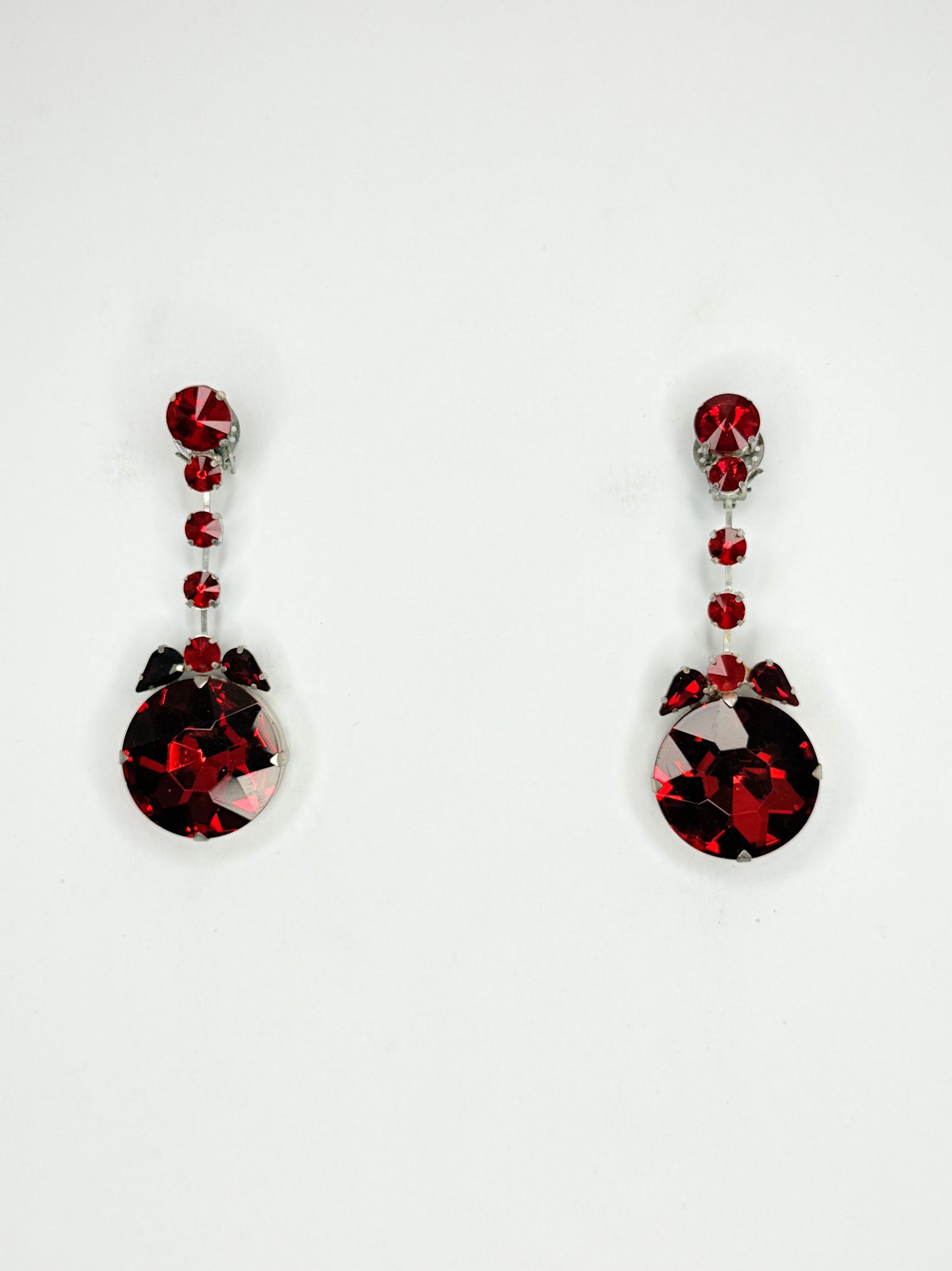 Red Earrings - Medium Size