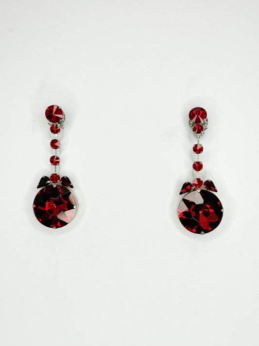 Red Earrings - Medium Size