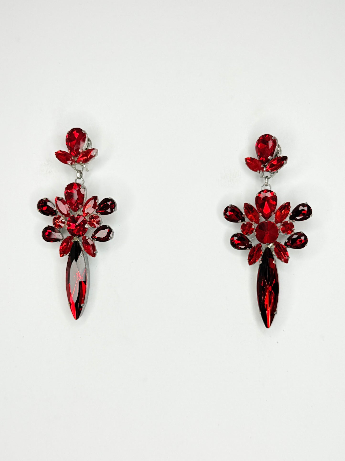 Red Earrings - Medium Size