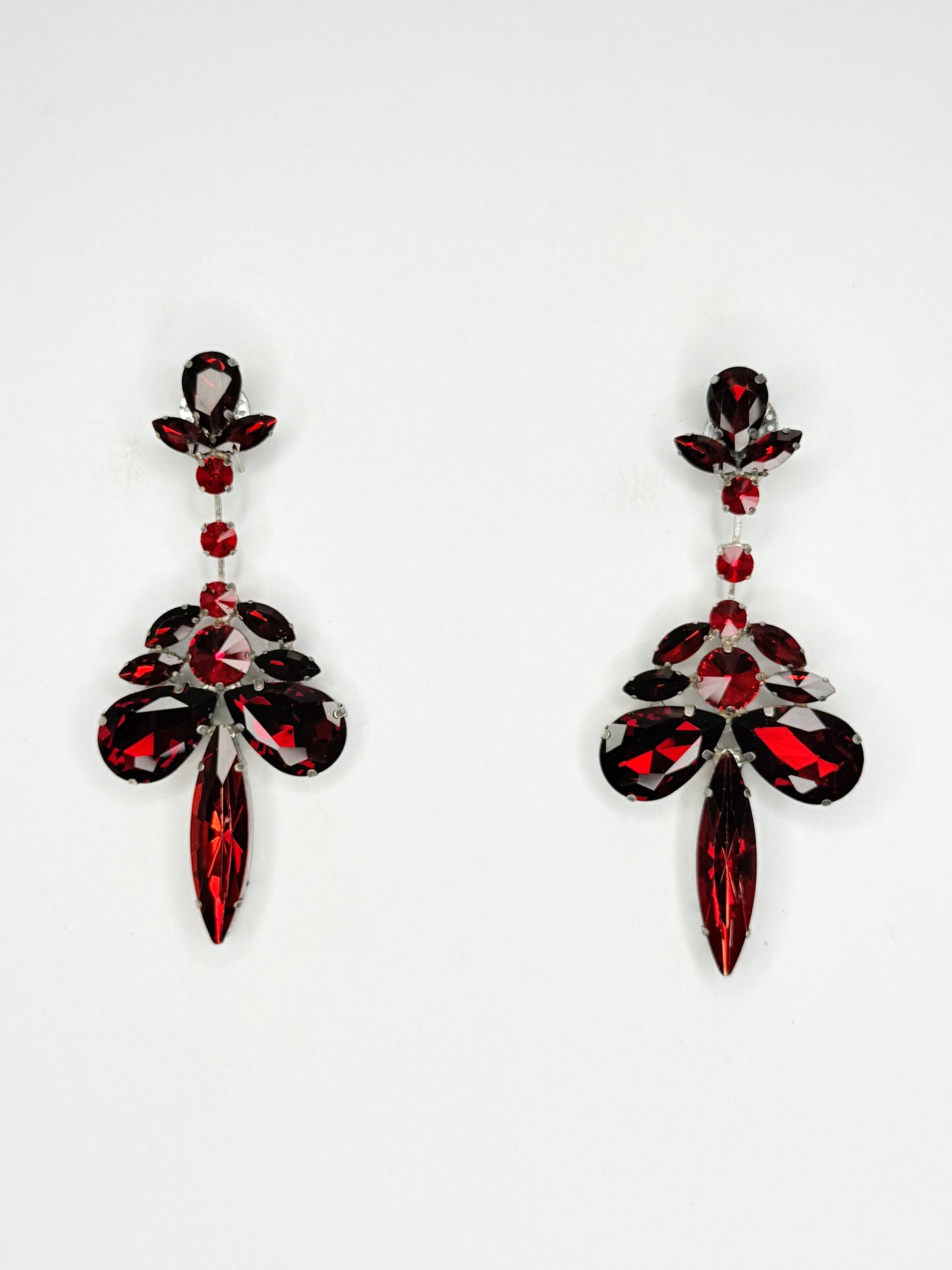Red Earrings - Medium Size