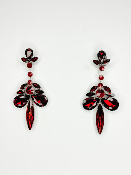 Red Earrings - Medium Size