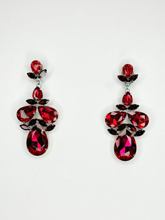 Red Earrings - Medium Size