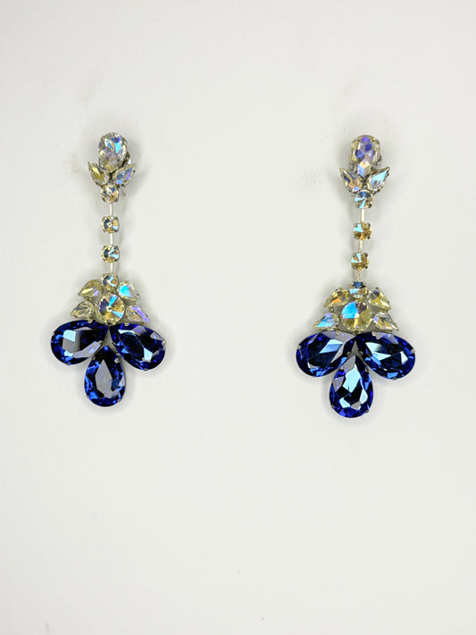 Light Blue & Moonlight Earrings - Medium Size