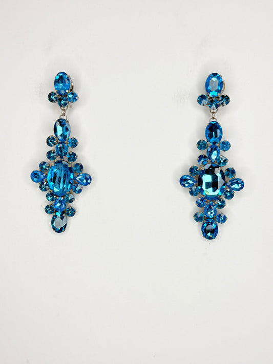 Aqua Earrings - Medium Size