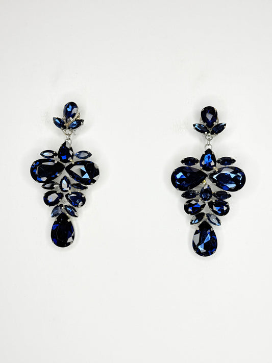 Midnight Blue Earrings - Medium Size