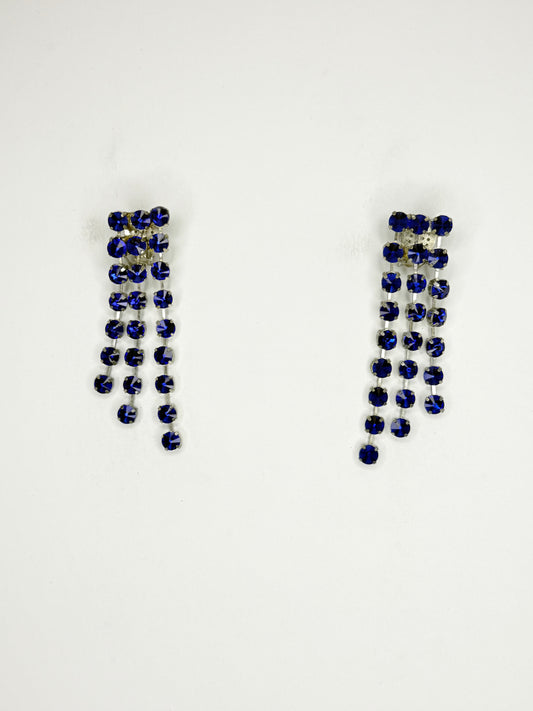 Cobalt Earrings - Small Cocktail Size