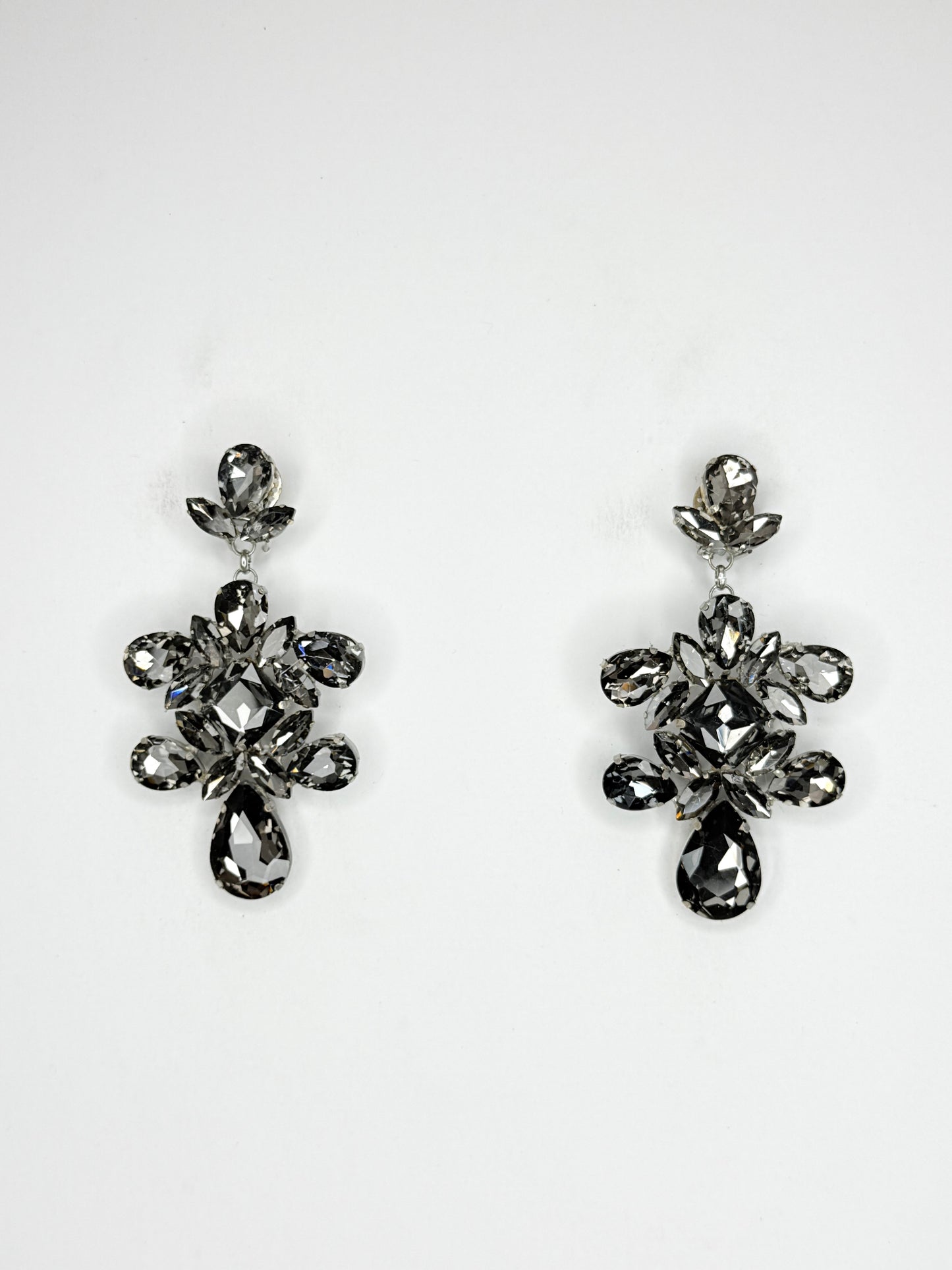 Grey Earrings - Medium Size