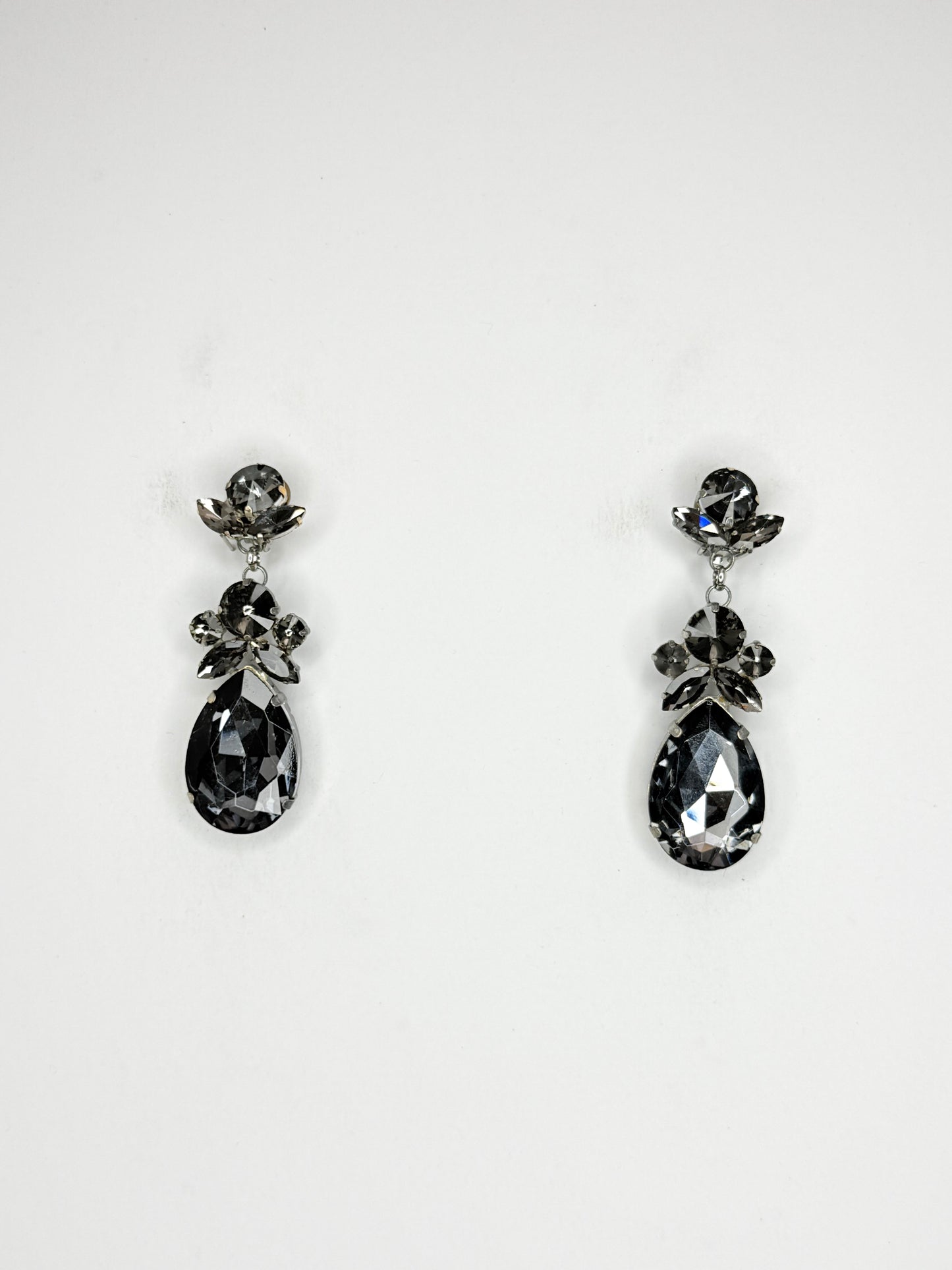 Grey Earrings - Small Cocktail Size