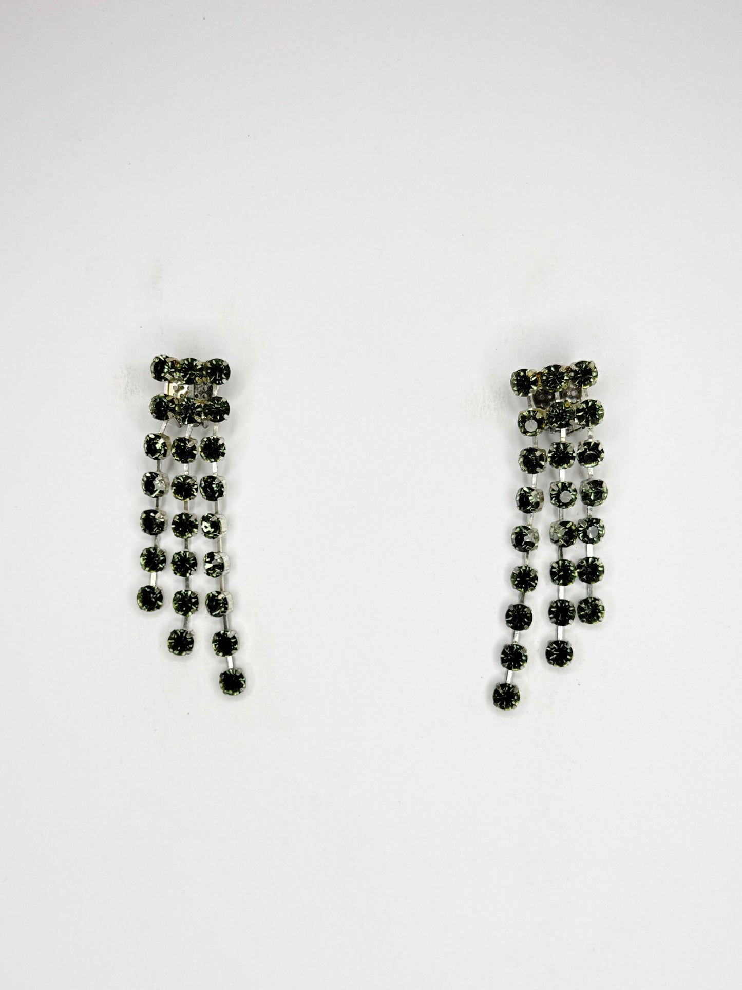 Grey Earrings - Small Cocktail Size