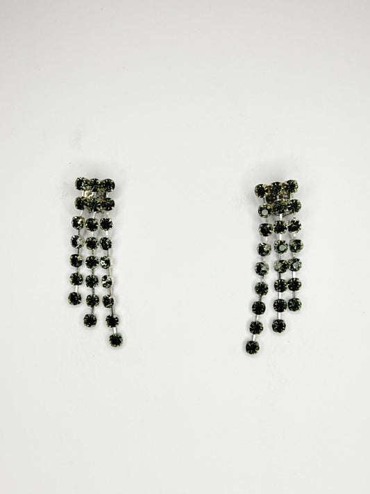 Grey Earrings - Small Cocktail Size