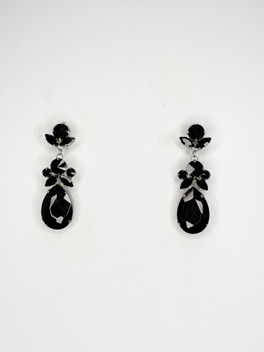 Black Earrings - Small  Cocktail Size