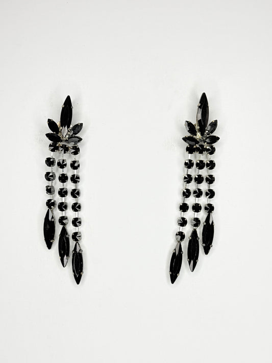 Black Earrings - Medium Size