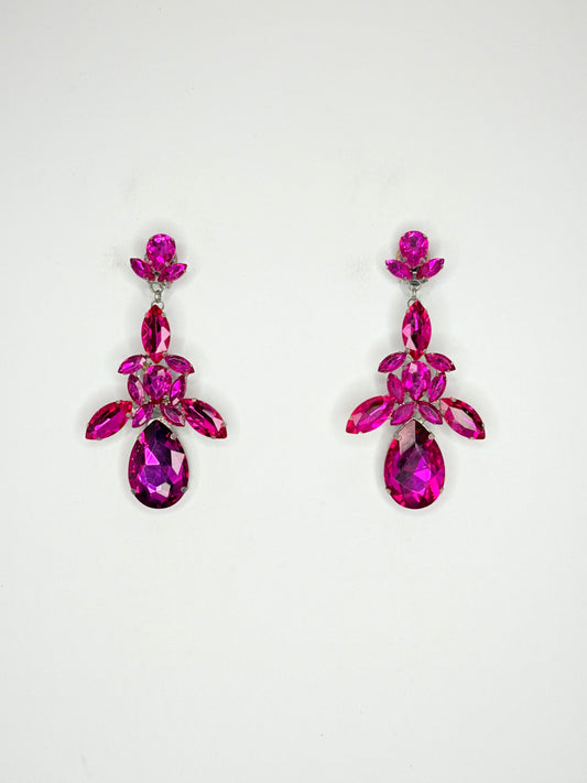 Fuchsia Earrings - Medium Size