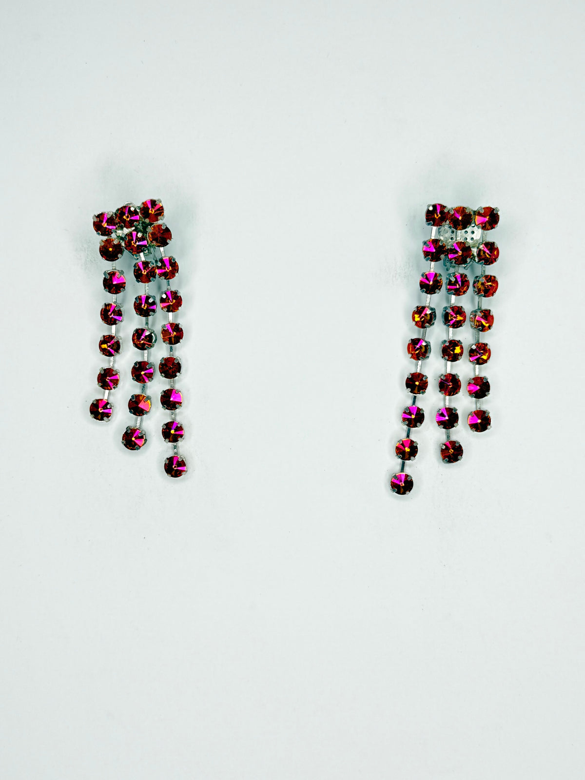 Bronzed Orange Earrings - Small Cocktail Size