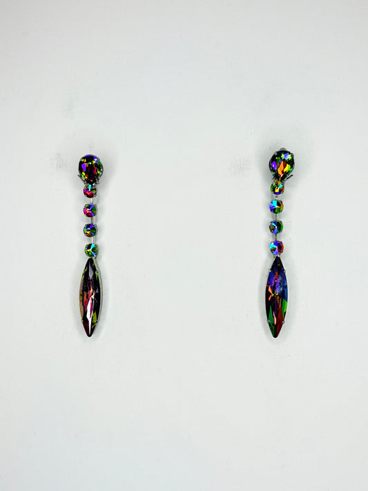 Rainbow AB Earrings - Small Cocktail Size