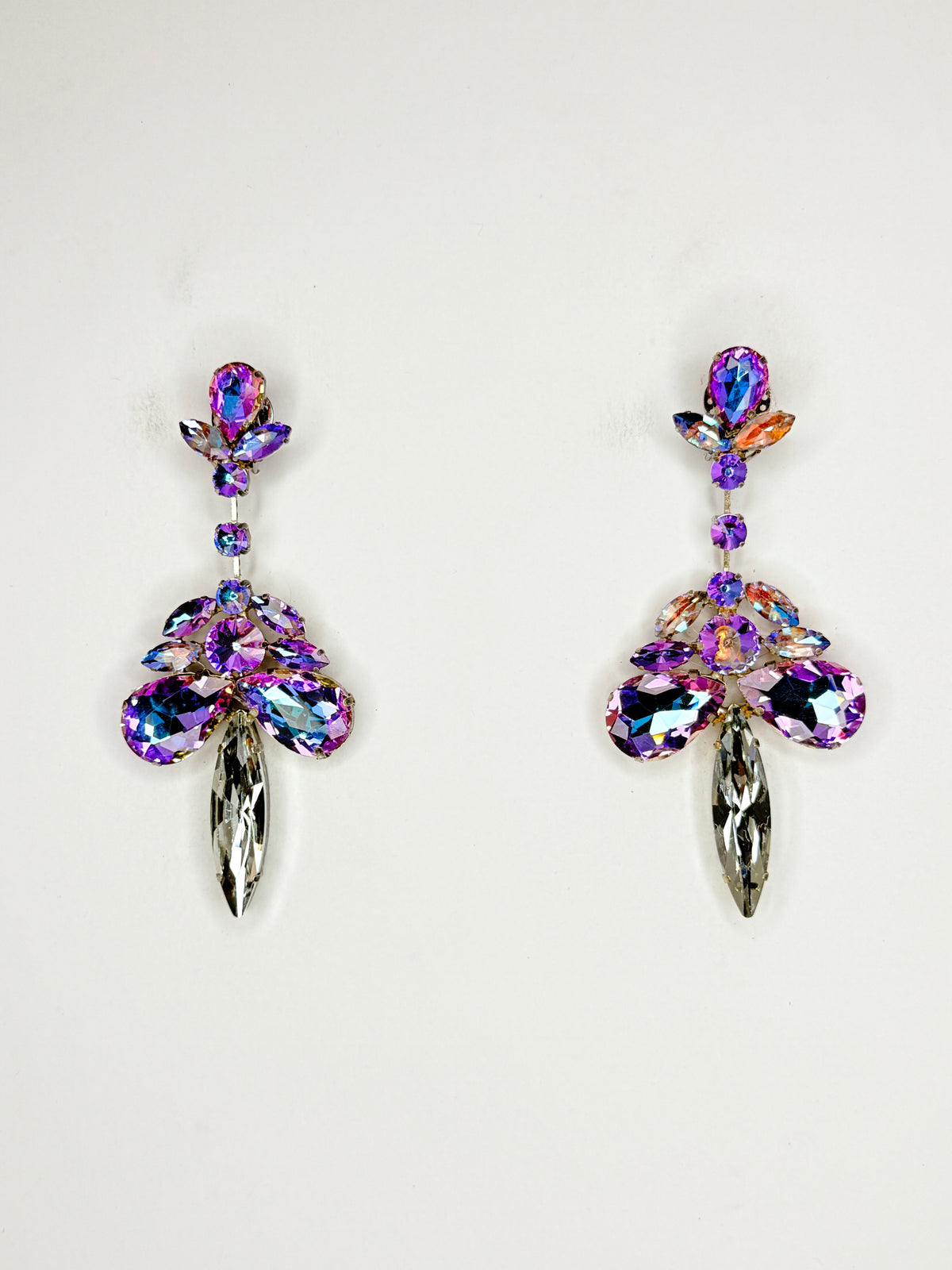 Unicorn & Clear Earrings - Medium Size