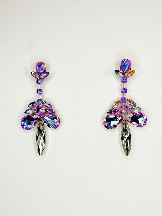 Unicorn & Clear Earrings - Medium Size