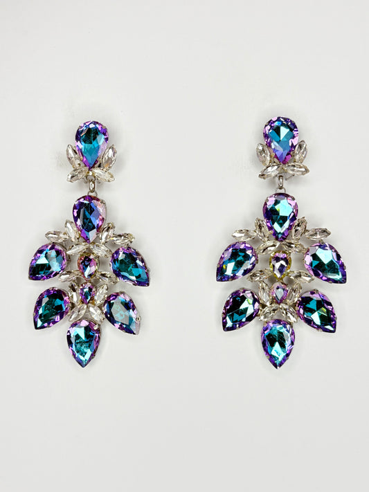 Unicorn & Clear Earrings - Large Size