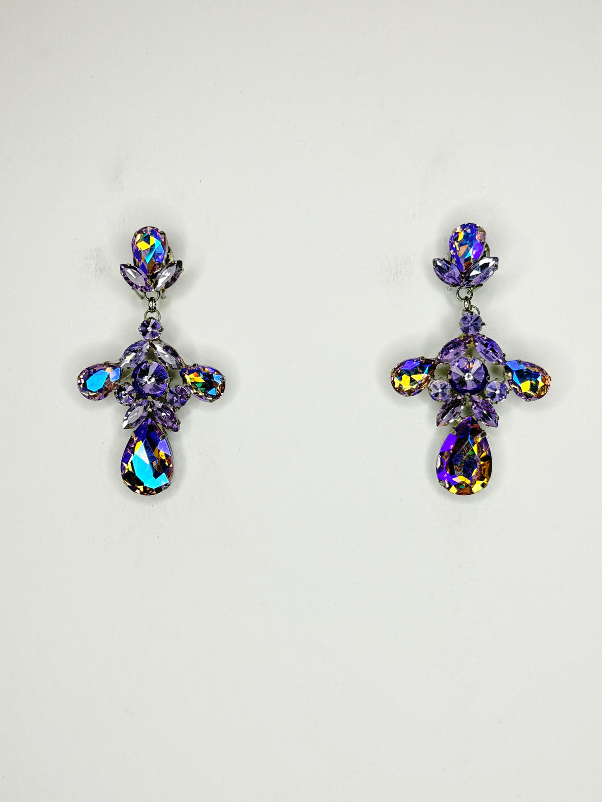Violet AB Earrings - Small Cocktail Size