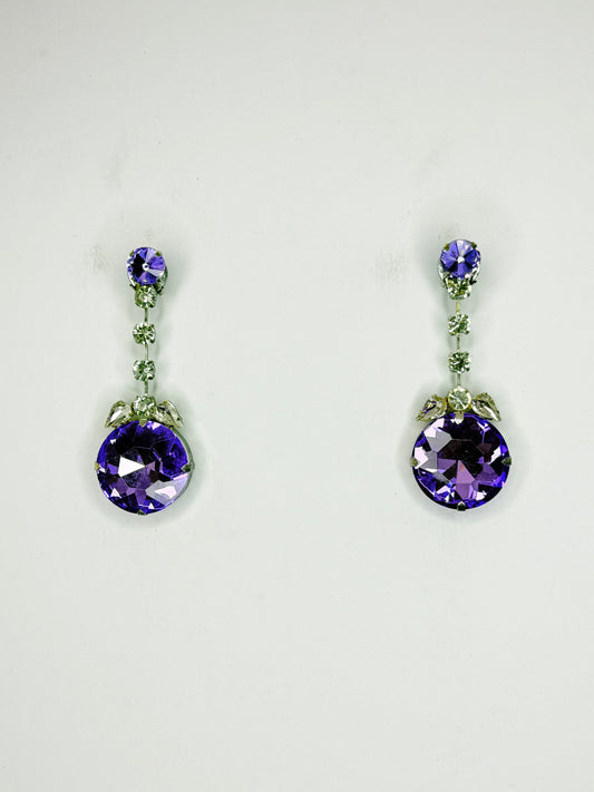 Violet Earrings - Small Cocktail Size